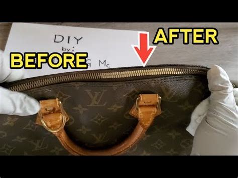 lv geroninal zipper tarnish